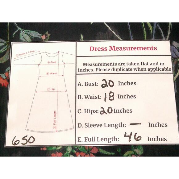 Tommy Hilfiger Womens Black Floral Sleeveless Midi Hi-Low A-Line Dress Size 14 - Picture 9 of 9